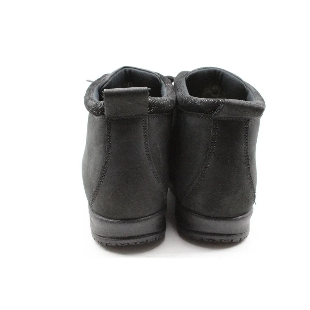 SAS Women's 8 M Gretchen Ankle Chukka Boots Black‎ Leather Comfort NO INSOLES